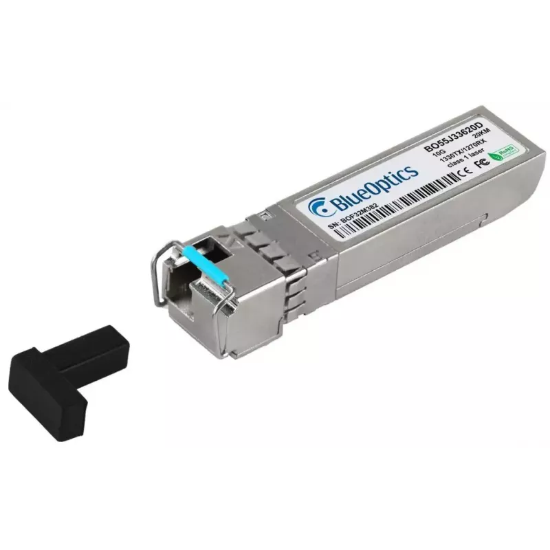Moduł nadajnika-odbiornika sieciowego BlueOptics SFP-10G-BX-D-20-LE-BO światłowodowy 10000 Mbit/s SFP+