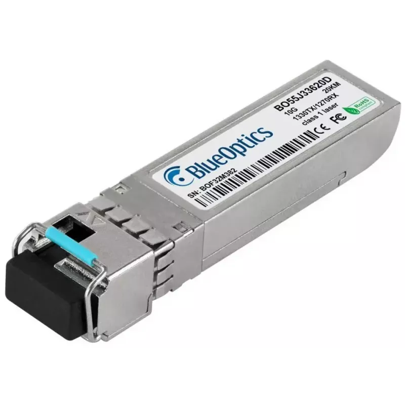 Moduł nadajnika-odbiornika sieciowego BlueOptics SFP-10G-BX-D-20-LE-BO światłowodowy 10000 Mbit/s SFP+