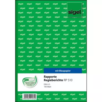Formularz biznesowy Sigel RP510 zielony A5 100 arkuszy