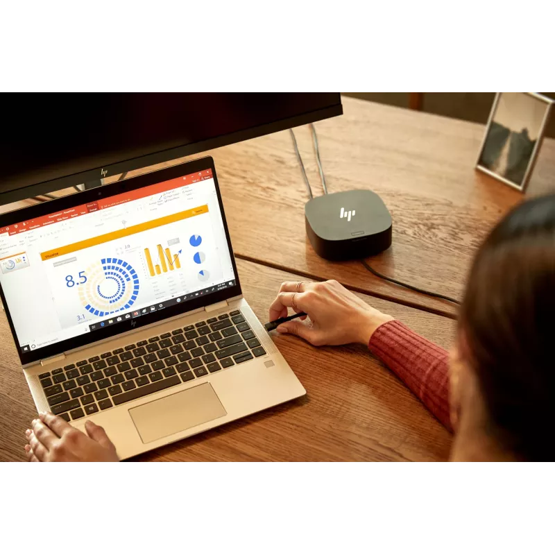 HP USB-C/A Universal Dock G2 Wired Stacja dokująca Czarny