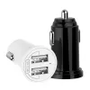 Techly Mini ładowarka samochodowa 2 porty USB-A 24 W / 4,8 A Czarna, Auto, Gniazdo zapalniczki, 4,8 A, Czarny