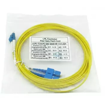 BlueOptics CAB-SMF-LC-SC-1 kabel światłowodowy InfiniBand 1 m LC/UPC SC/UPC