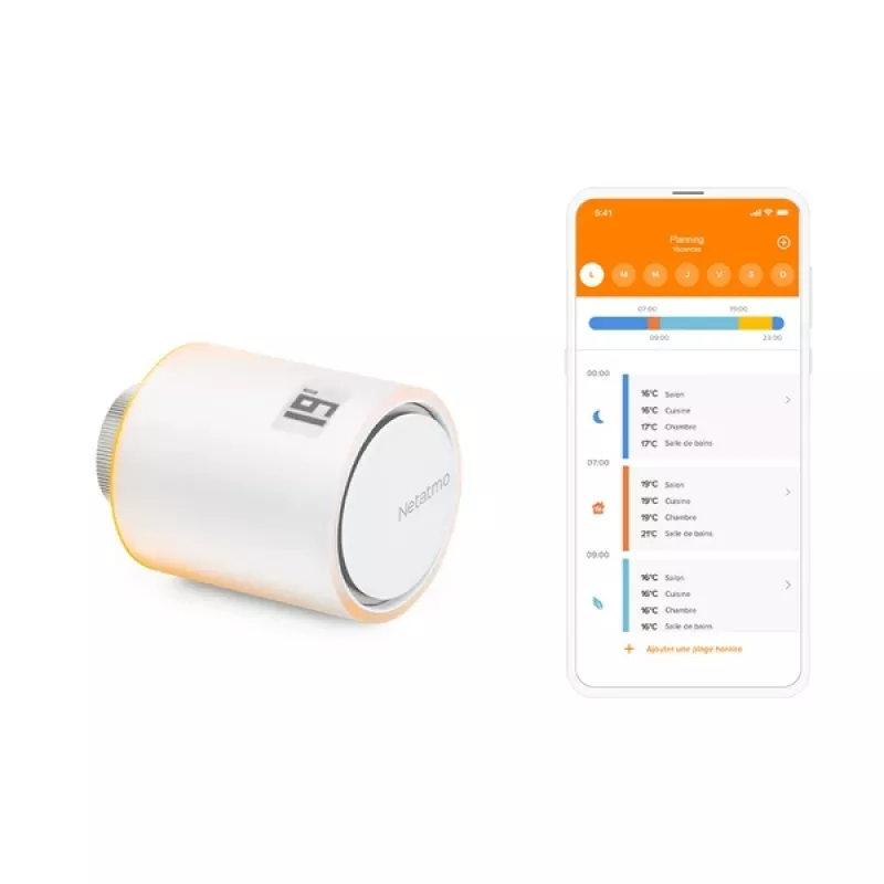 Netatmo NAV-PRO termostatyczny zawór grzejnikowy Nadaje się do użytku wewnętrznego