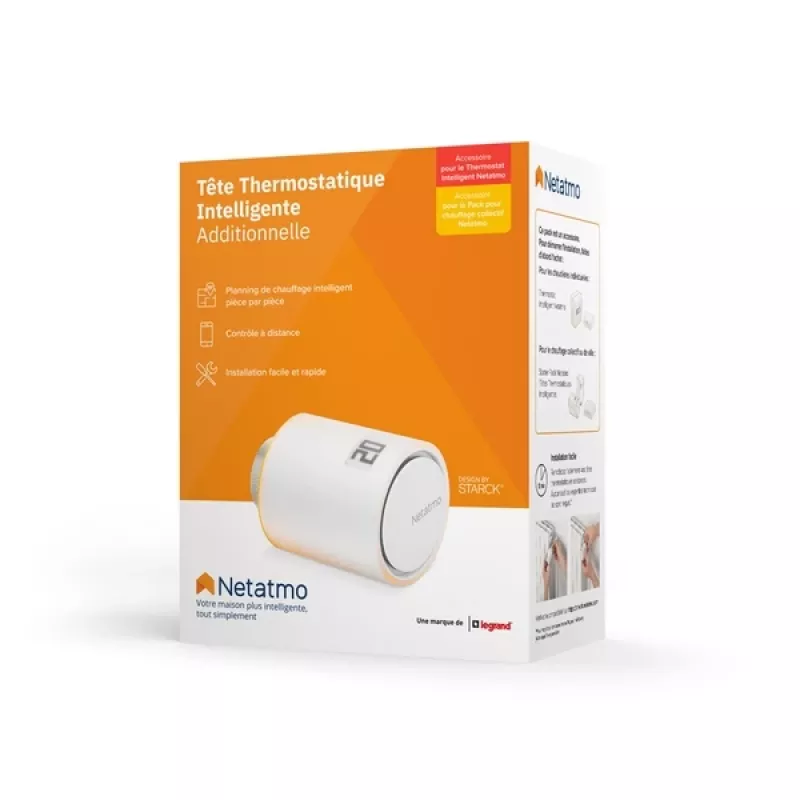 Netatmo NAV-PRO termostatyczny zawór grzejnikowy Nadaje się do użytku wewnętrznego