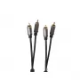 Kabel audio ShiverPeaks BS20-41155 1.5m 2xRCA czarny
