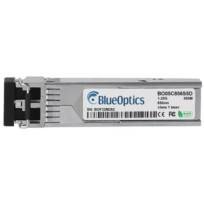 transceiver światłowodowy SFP BlueOptics J4858D-BO, 1250 Mbit/s, 850 nm, srebrny