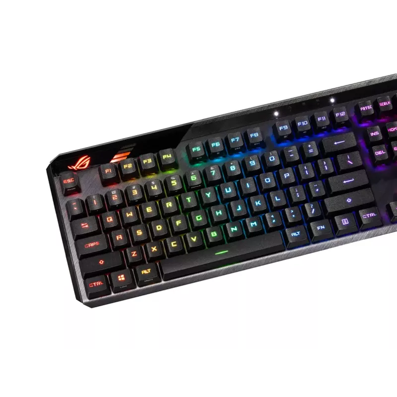 Zestaw nakładek na klawisze ASUS ROG RX PBT Keycap Set Czarny 250g