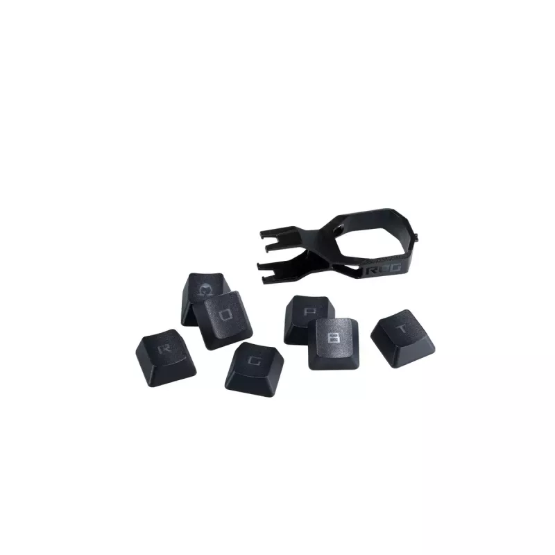Zestaw nakładek na klawisze ASUS ROG RX PBT Keycap Set Czarny 250g