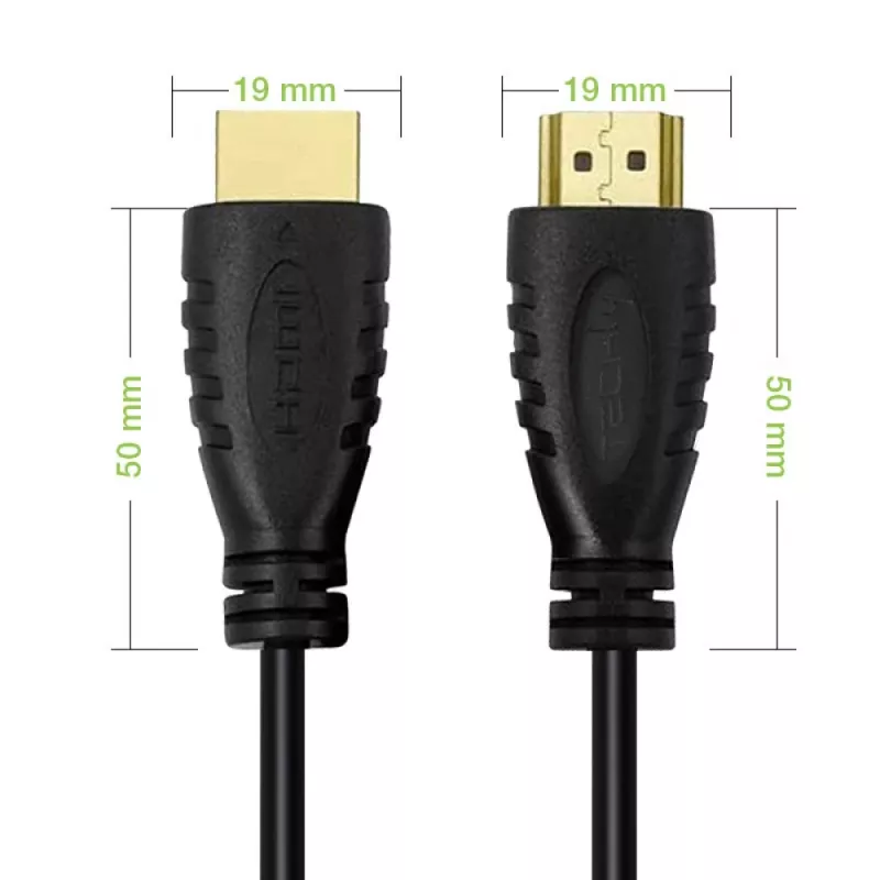 Techly kabel HDMI 2.0 A/A M/M 2m czarny ICOC HDMI2-4-020