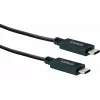 Kabel USB Schwaiger LK 101 C USB 3.2 Gen 2 1 m Czarny