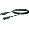 Kabel USB Schwaiger LK 101 C USB 3.2 Gen 2 1 m Czarny