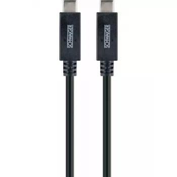 Kabel USB Schwaiger LK 101 C USB 3.2 Gen 2 1 m Czarny