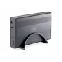 Conceptronic Obudowa na dysk twardy 3.5 cala USB 3.0, obudowa HDD, 3.5 cala, Serial ATA, Serial ATA II, 4.8 Gbit/s, łączność USB, grafit