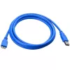 Kabel Techly USB 3.0 Superspeed A / Micro B 3m niebieski ICOC MUSB3-A-030