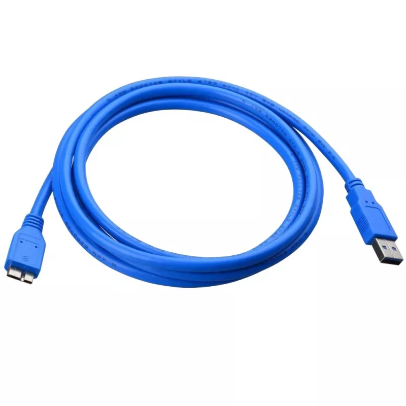 Kabel Techly USB 3.0 Superspeed A / Micro B 3m niebieski ICOC MUSB3-A-030