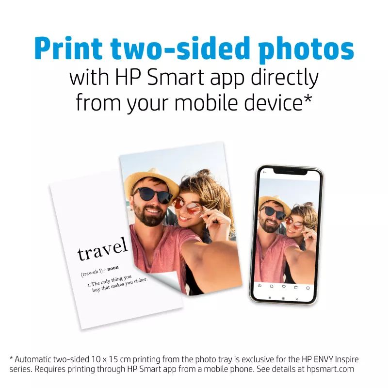 HP matowy papier fotograficzny 180 g/m² 10 x 15 cm (101 x 152 mm) 25 arkuszy