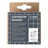 Kostka magnetyczna do prac kreatywnych Sigel BA706 Neodym Srebrna 20mm