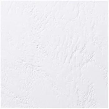 GBC Okładki introligatorskie LeatherGrain A4 250 g/m², A4, karton, biały