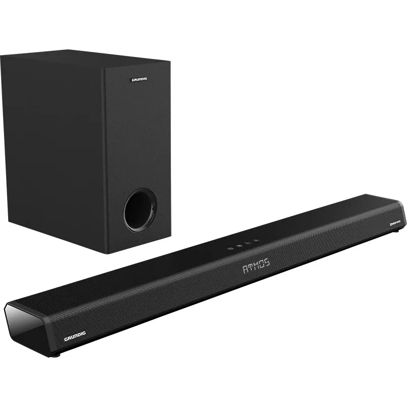 Grundig Soundbar 2.1 Dolby Atmos DSB 2100, 2.1 kanałów, 280 W, 280 W, Subwoofer aktywny, Bezprzewodowy, 60 - 20000 Hz