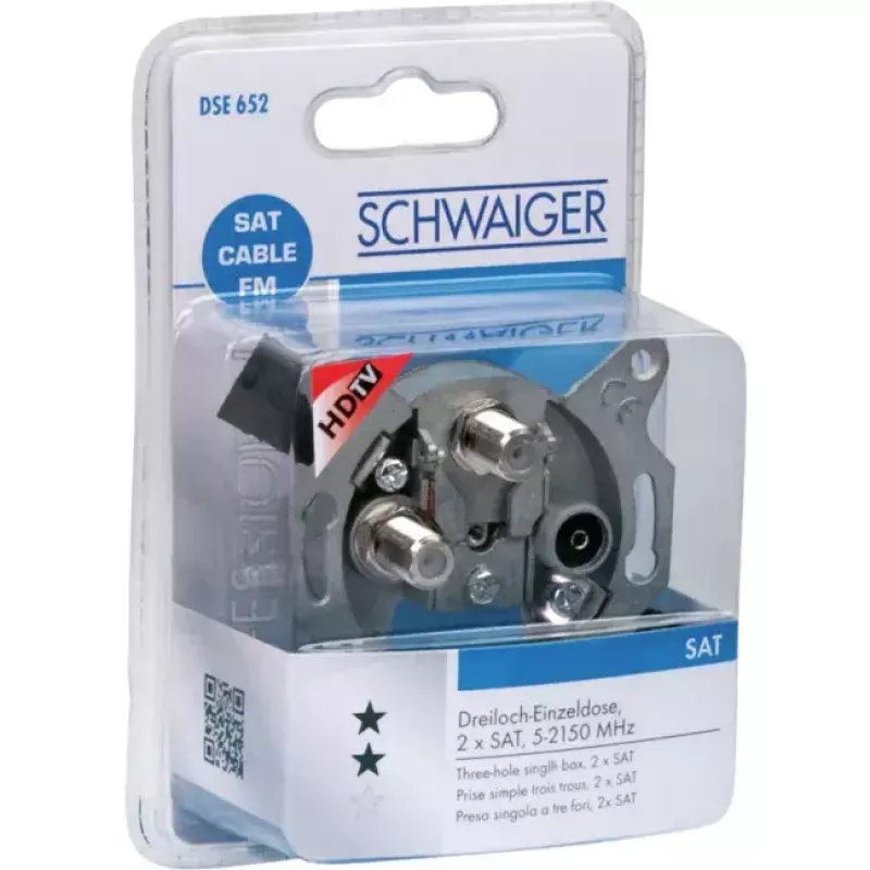 Gniazdo SAT TV Radio Schwaiger DSE652 531
