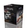 Ekspres do kawy KRUPS XP801T półautomatyczny z wbudowanym młynkiem, zbiornik na wodę 3 L, możliwość parzenia 2 filiżanek, czarny/stal nierdzewna