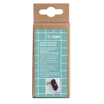 Gumka mazalna Sigel BA187 z weluru EVA, czarno-czerwona, 90x45x26 mm