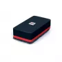 Gumka mazalna Sigel BA187 z weluru EVA, czarno-czerwona, 90x45x26 mm