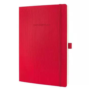 Notesownik Sigel Conceptum A4 194 kartki Czerwony