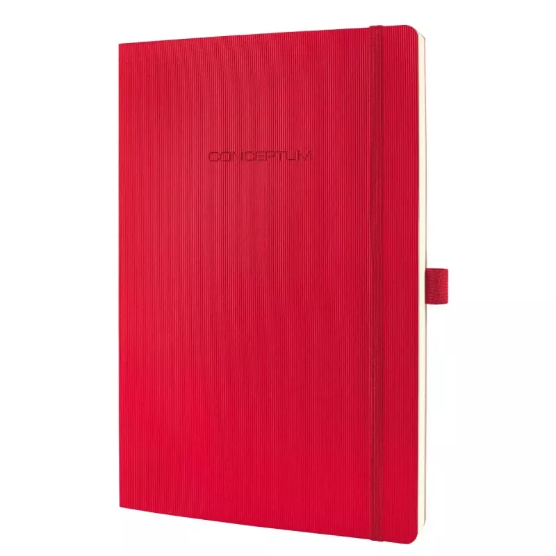 Notesownik Sigel Conceptum A4 194 kartki Czerwony