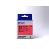 Kaseta z taśmą etykietową Epson Pastel LK-4RBP czarny/czerwony 12mm (9m)
