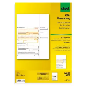 Formularz biznesowy Sigel ZV570