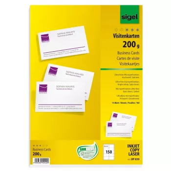 Business Card Sigel DP839 Laser/Inkjet biały