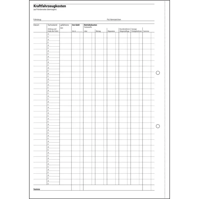 Formularz biznesowy Sigel RA415