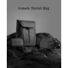 Torba na ramię Inateck LB03014 — unisex, poliester 900D, zapięcie na zamek, 4 L, czarny