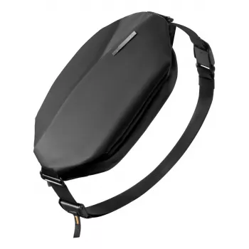Torba na ramię Inateck LB03014 — unisex, poliester 900D, zapięcie na zamek, 4 L, czarny