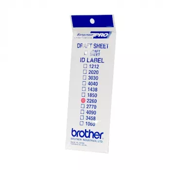 Etykiety do drukarki Brother ID2260 12 arkuszy 22 x 60 mm