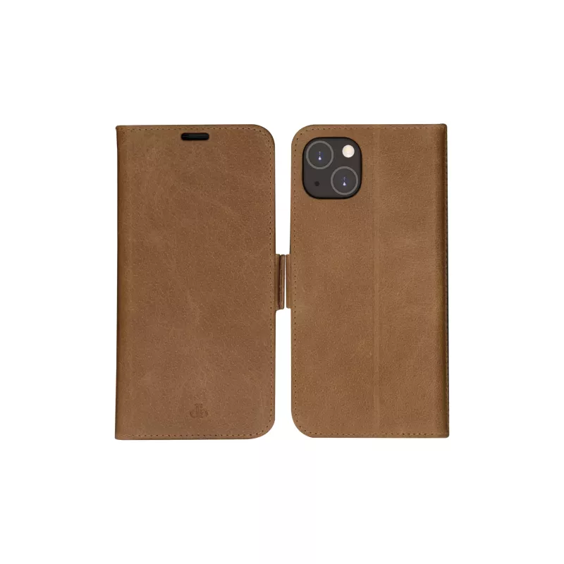 Etui portfelowe dbramante1928 iPhone 14 Plus Tan 3 kieszenie na karty
