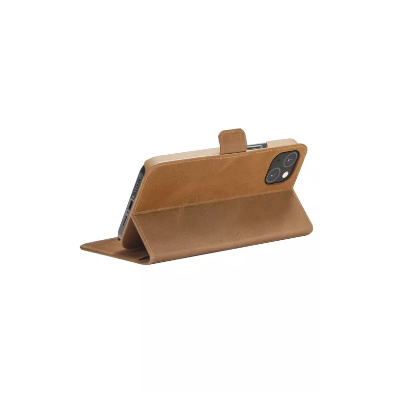 Etui portfelowe dbramante1928 iPhone 14 Plus Tan 3 kieszenie na karty