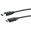 Kabel USB Schwaiger LK 050 C USB 3.2 Gen 2 0.5m USB A USB C Czarny