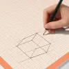 Podkładka na biurko Sigel HO270 — papierowa podkładka na biurko, pomarańczowo-biała, 595×410 mm