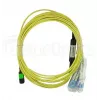 Kabel światłowodowy MPO 4x LC BlueOptics CBL-MPO12-4LC-SMF-10M 10 m G.657.A1