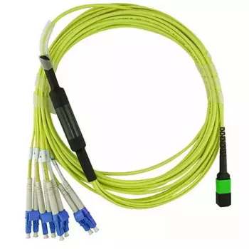 Kabel światłowodowy MPO 4x LC BlueOptics CBL-MPO12-4LC-SMF-10M 10 m G.657.A1