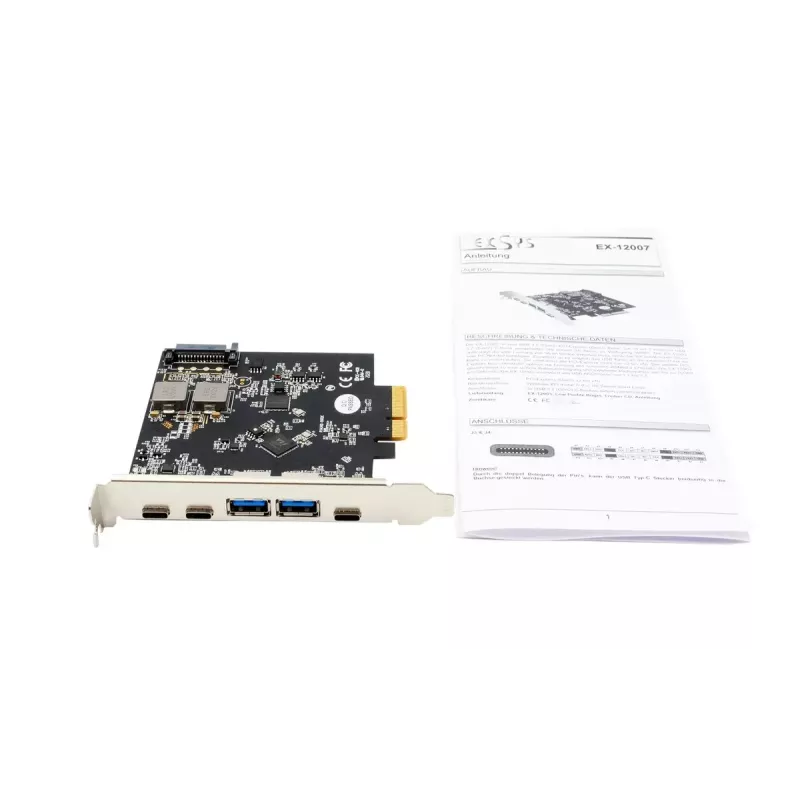 Karta interfejsu EXSYS EX-12007 wewnętrzna USB 3.2 Gen 2