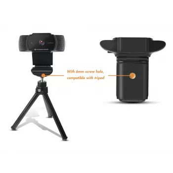 Kamera internetowa Conceptronic AMDIS 2K Super HD z autofokusem i mikrofonem