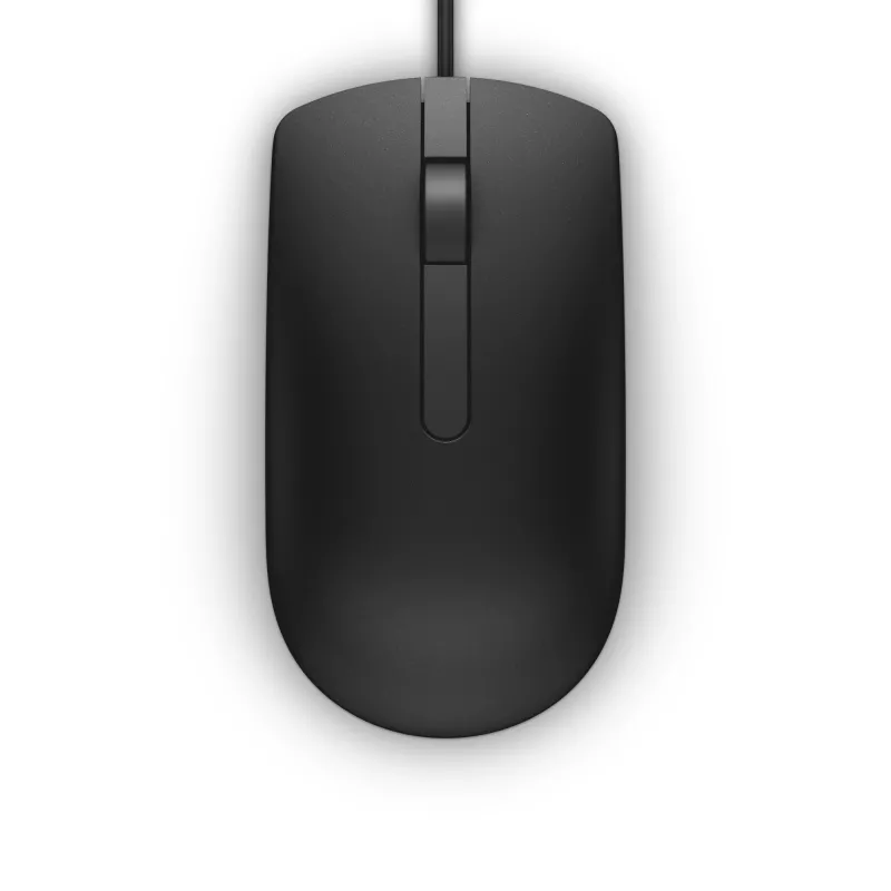 mysz DELL MS116 biurowa symetryczna USB typ A optyczna 1000 DPI
