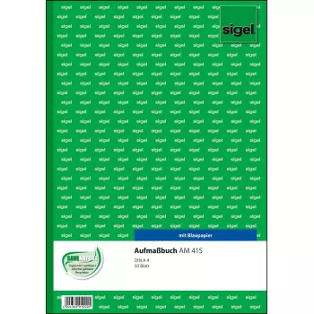 Formularz biznesowy Sigel AM415 Zielono-biały A4 50 arkuszy