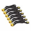 APC Power Cord Kit (6 szt.), Locking, C13 TO C14, 0.6m, Niebieski