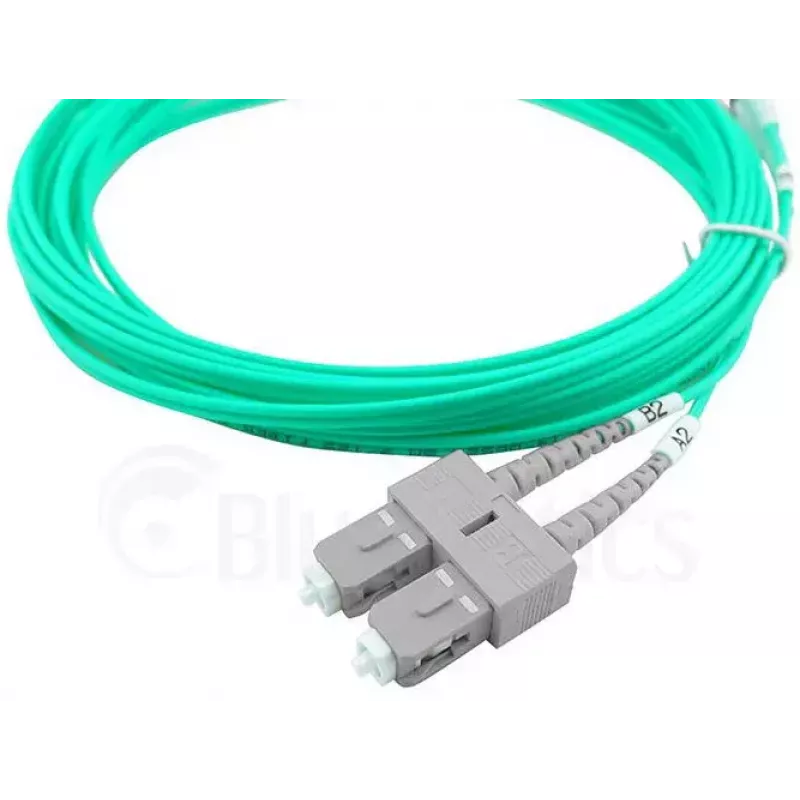 Kabel światłowodowy BlueOptics SFP3233EU0.5MK SC ST OM3 0.5 m Aqua