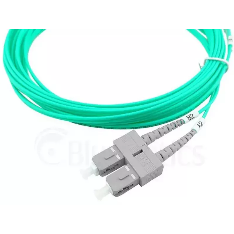 Kabel światłowodowy BlueOptics SFP3233EU0.5MK SC ST OM3 0.5 m Aqua