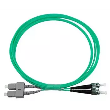 Kabel światłowodowy BlueOptics SFP3233EU0.5MK SC ST OM3 0.5 m Aqua
